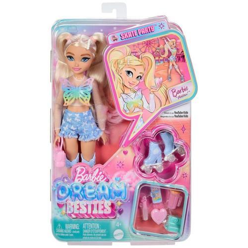JFX96 Malibu - Barbie Dream Besties Paten Partisi Malibu Bebek ve Aksesuarları Kız Erkek Çocuk Oyunc