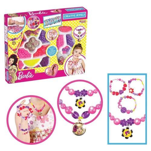 03182 Barbie Takı Seti İkili Kutu Kız Erkek Çocuk Oyuncak Eğitici Oyuncaklar