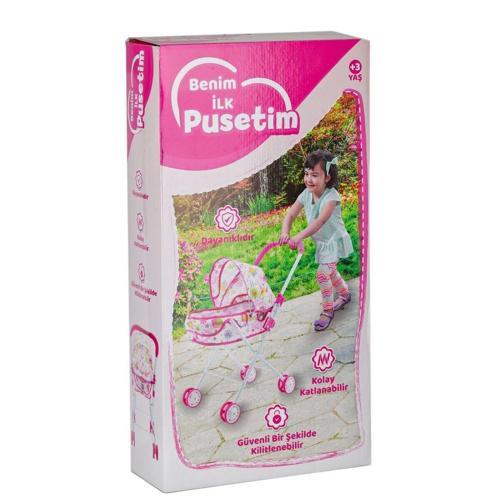 826-A-12 Metal Yataklı Puset Kız Erkek Çocuk Oyuncak Eğitici Oyuncaklar