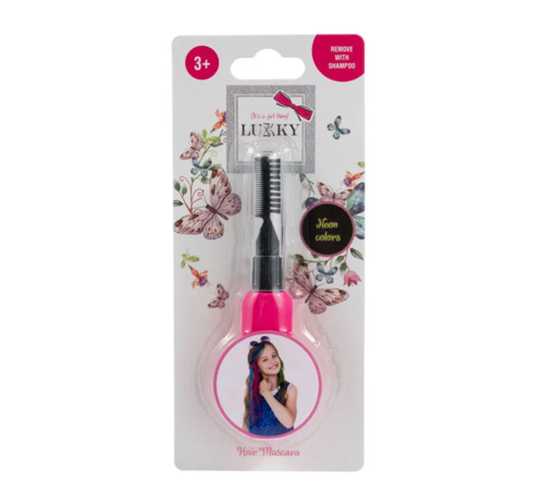 Lukky Saç Maskarası Neon Pembe Kız Erkek Çocuk Oyuncak Eğitici Oyuncaklar