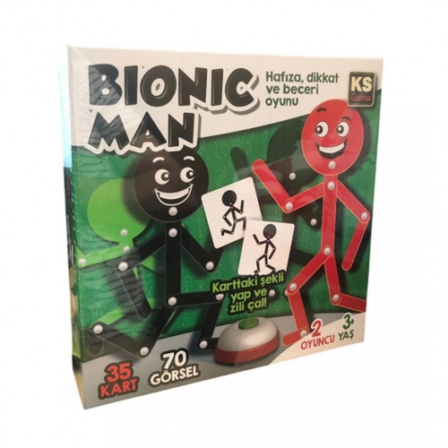 Bionic Man Kutu Oyunu Kız Erkek Çocuk Oyuncak Eğitici Oyuncaklar