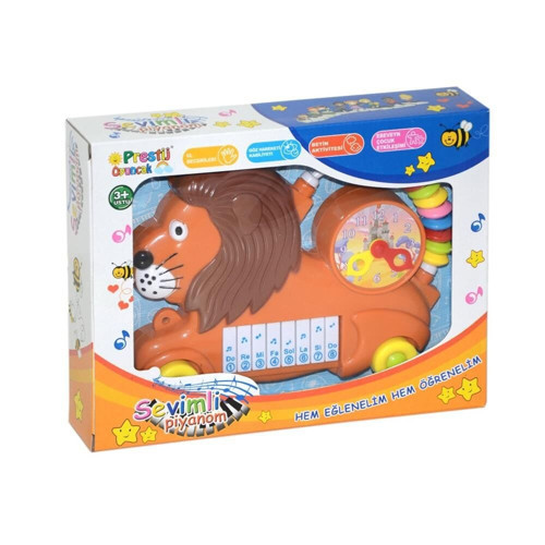 ASLAN-KAPLAN-FİL PİLLİ PİANO KUTULU Kız Erkek Çocuk Oyuncak Eğitici Oyuncaklar