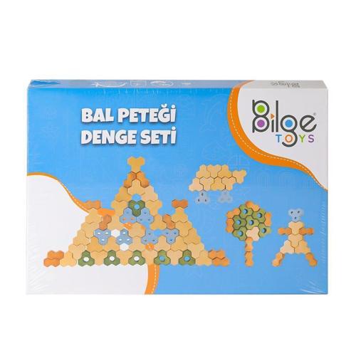 BLG-106A Bal Peteği Ahşap Denge Oyunu Kız Erkek Çocuk Oyuncak Eğitici Oyuncaklar