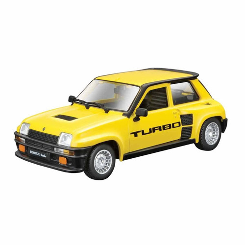 Bburago 1:24 Renault 5 Turbo Model Araba Kız Erkek Çocuk Oyuncak Eğitici Oyuncaklar