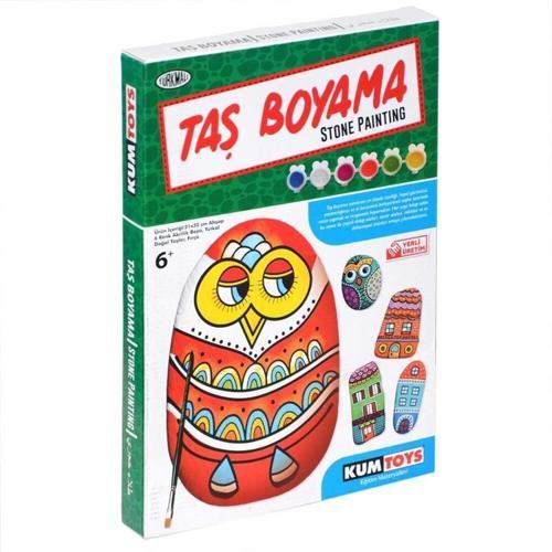 KUMTOYS TAŞ BOYAMA Kız Erkek Çocuk Oyuncak Eğitici Oyuncaklar