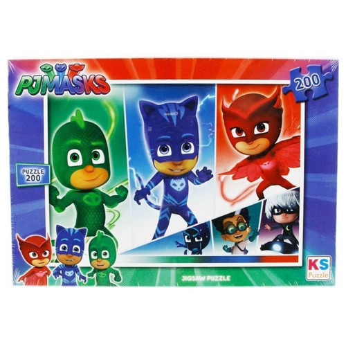 200 Parça Pjmasks Yapboz Kız Erkek Çocuk Oyuncak Eğitici Oyuncaklar