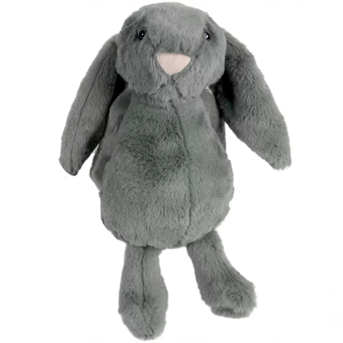 Uyku Arkadaşı Tavşan Peluş Gri 34cm Kız Erkek Çocuk Oyuncak Eğitici Oyuncaklar