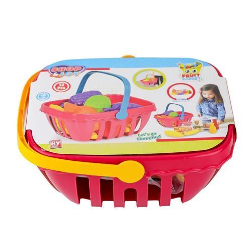 BP-649 Meyve Sepeti 12 Parça Kız Erkek Çocuk Oyuncak Eğitici Oyuncaklar