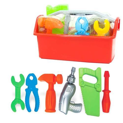 Dede Teknik Tamir Çantası Kız Erkek Çocuk Oyuncak Eğitici Oyuncaklar