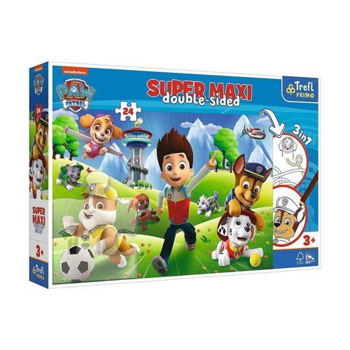 PUZZLE-41001 Super Maxi Paw Patrol 24 Parça Çocuk Puzzle Kız Erkek Çocuk Oyuncak Eğitici Oyuncaklar