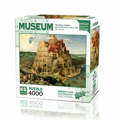 23508 The Tower of Babel 4000 Parça Puzzle Kız Erkek Çocuk Oyuncak Eğitici Oyuncaklar