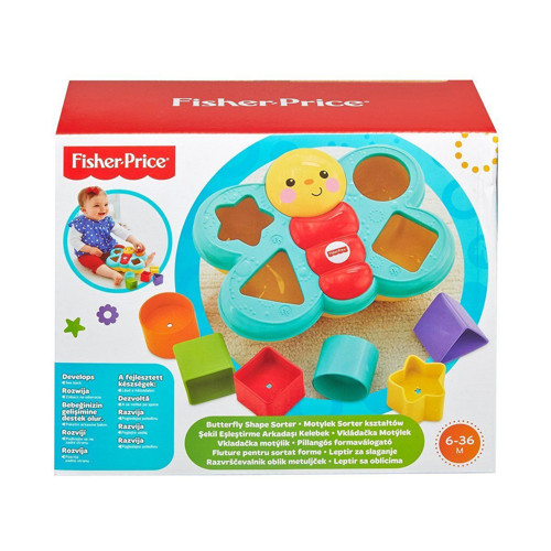 CDC22 Fisher-Price® Şekil Eşleştirme Arkadaşı Kelebek / Sıralama ve Şekil Ayırma Oyuncakları Kız Erk