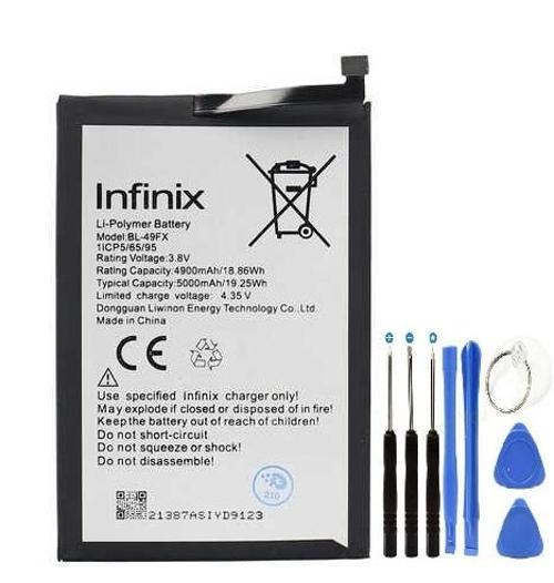 İnifix Hot 8 Pil Batarya BL-49FX+Tamir Set 5000 mAh