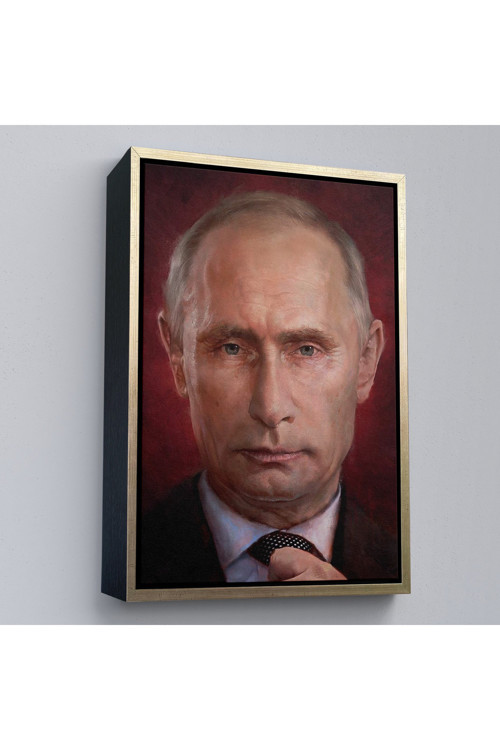 Çerçeveli Vladimir Putin Rusya Devlet Başkanı Tablo-7768