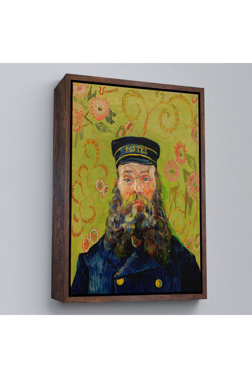 Çerçeveli Vincent Van Gogh – Postacı Joseph Roulin’İn Portresi Tablo - Postes - Postman-7381