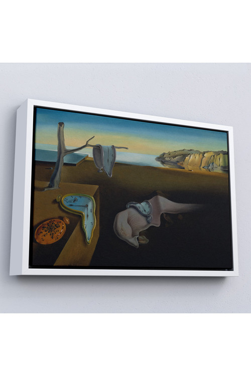 Çerçeveli Salvador Dali - Belleğin Azmi Tablo - The Persistence Of Memory-7128