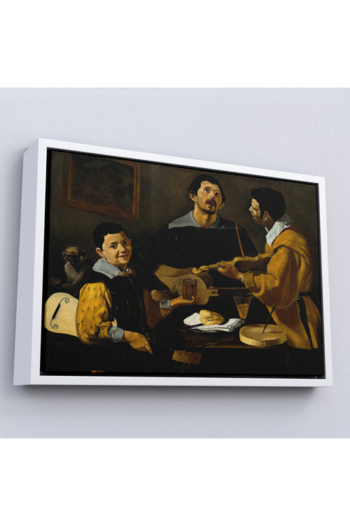 Çerçeveli Diego Velazquez - Üç Müzisyen Tablo - Three Musicians-7147