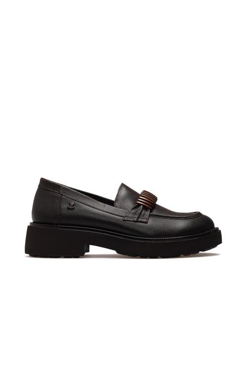Kadın Hakiki Deri Loafer Günlük Ayakkabı 25k 2411551k Z Kahve