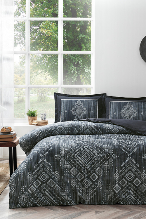 Boucle Tek Kişilik Lastikli Fitted Çarşaf Nevresim Takımı