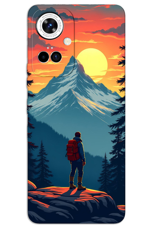 Tecno Camon 19 Pro Kılıf HD Desen Baskılı Arka Kapak - Everest