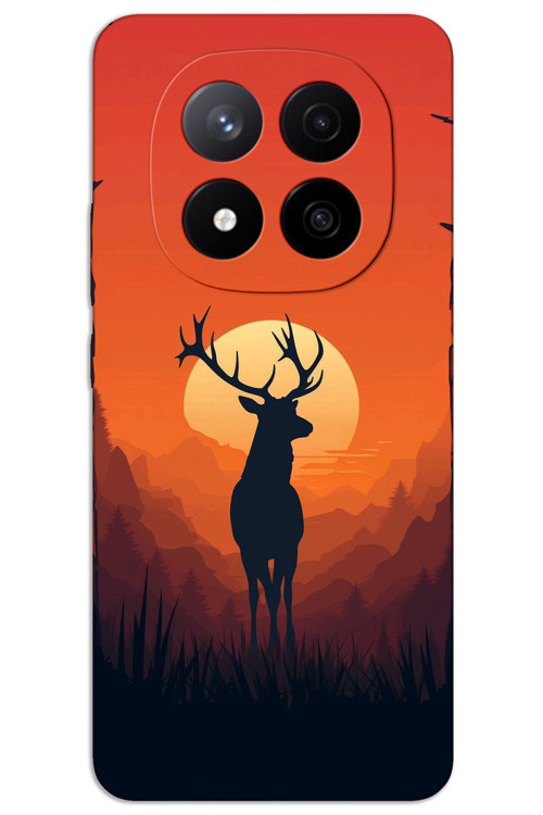 Xiaomi Redmi Note 14 Pro Kılıf HD Desen Baskılı Arka Kapak - Geyik