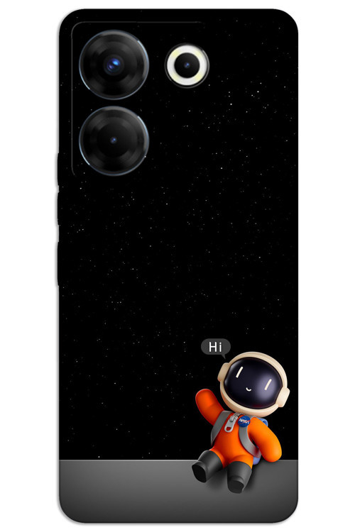Tecno Camon 20 Pro 4G Kılıf HD Desen Baskılı Arka Kapak - Astronot Hi