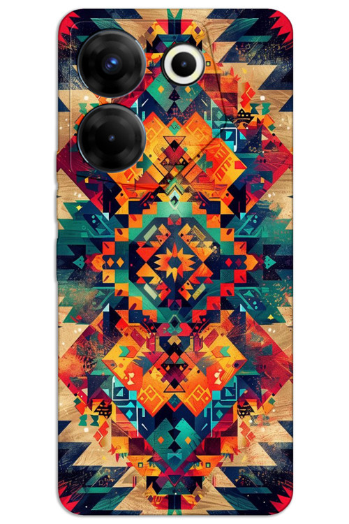 Tecno Camon 20 Pro 4G Kılıf HD Desen Baskılı Arka Kapak - Motif 1