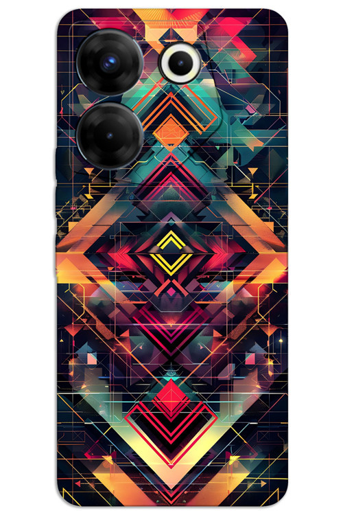 Tecno Camon 20 Pro 4G Kılıf HD Desen Baskılı Arka Kapak - Motif 2