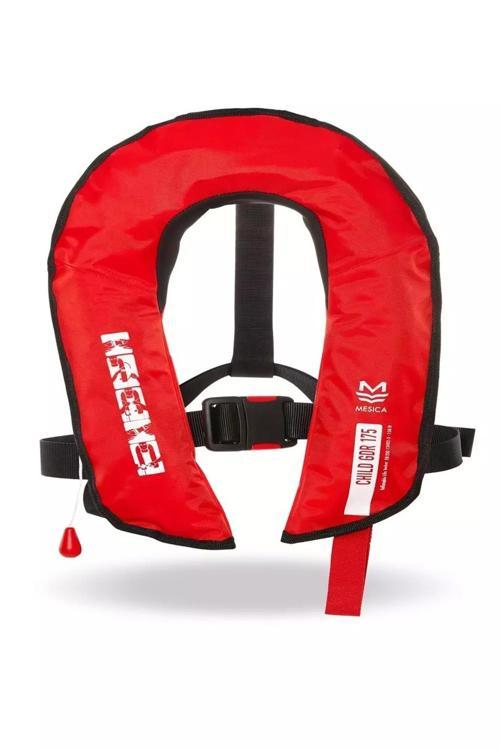 GDR 175 Otomatik 150N Çocuk Şişme Can Yeleği KIRMIZI
