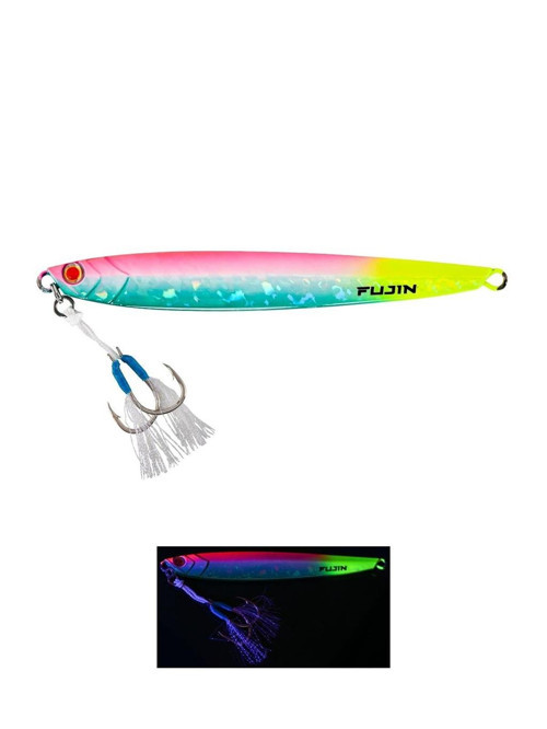 Valhalla Darksea 120gr Metal Jig Yem Green Pink Chart Tail