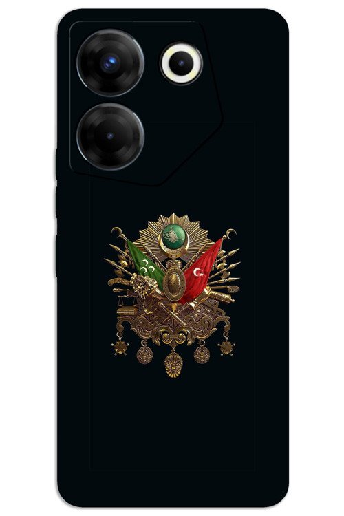 Tecno Camon 20 Pro 4G Kılıf HD Desen Baskılı Arka Kapak - Tuğra
