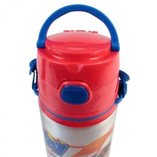 Erkek Çocuk Matara 500 ml Kırmızı 1 Adet Alüminyum Suluk Okul Matarası Öğrenci Suluğu