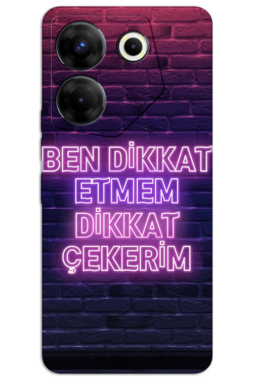 Tecno Camon 20 Pro 4G Kılıf HD Desen Baskılı Arka Kapak - Dikkat Çekerim