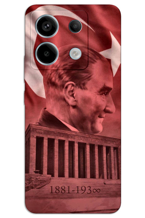 Xiaomi Poco M6 Pro Kılıf HD Desen Baskılı Arka Kapak - Atatürk Anıtkabir