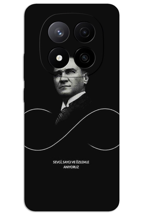 Xiaomi Redmi Note 14 Pro Kılıf HD Desen Baskılı Arka Kapak - Atatürk Sonsuzluk