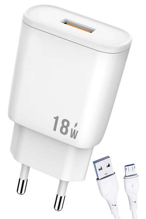 Galaxy Tab 4 SM-T530 T532 T332 T232 Şarj Aleti Micro USB Set 18W SY-18wM