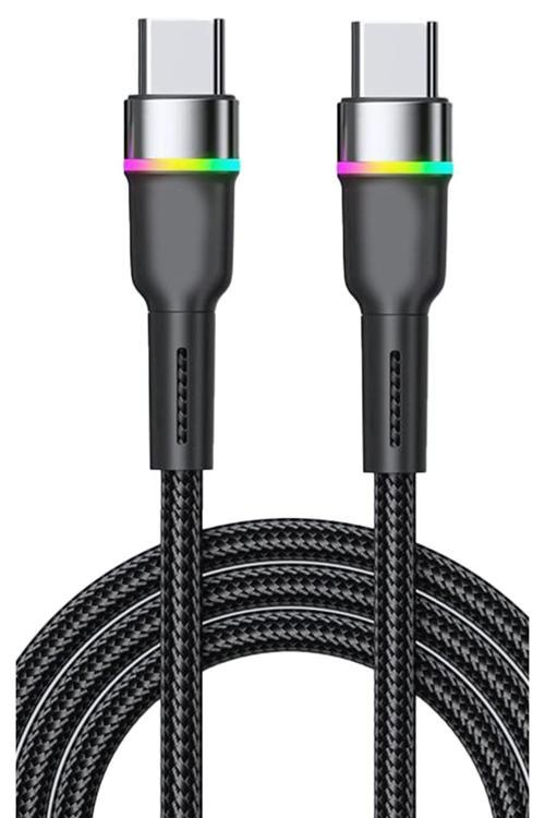 Vivo Y27 Y31 Y31s Y33s Y33T Y35 Y36 Şarj Kablosu Type-C 60W RGB Led SZ-CL13