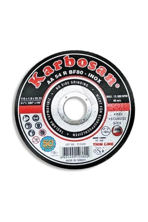 Inox Metal Kesme Taşı 115x1.0x22.23mm - 10lu Paket