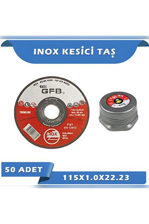İnox Paslanmaz Çelik Kesme Taşı 115X1.00 50'li