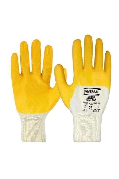 Eldiven C-55 Extra Techno Nitril No:9 (12 Çift)