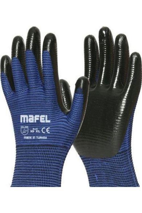 Mafel Siyah-mavi Zebra Eldiven Kartlı