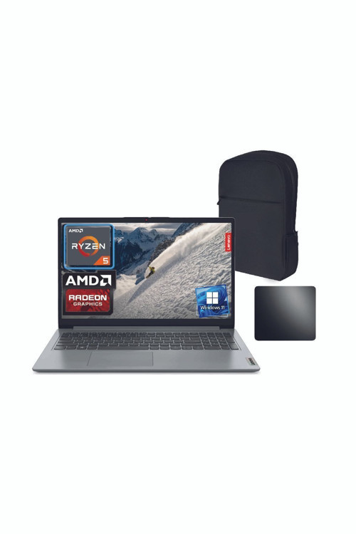 Ideapad1 Amd Ryzen 5-5500U 8Gb 256Gb W11 Ssd 15.6" Grey Dizüstü Bilgisayar