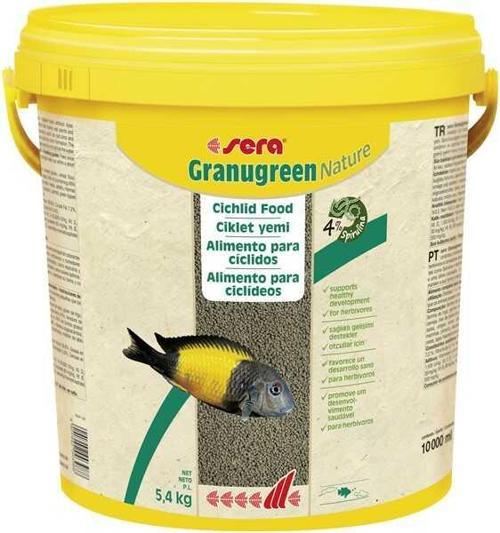Granugreen 500 gr (Açık) Balık Yemi Bitkisel Skt :05/2028 Orjinal Kovadan Bölme