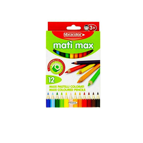 Mati Max Kalın Kuru Boya 12 Renk