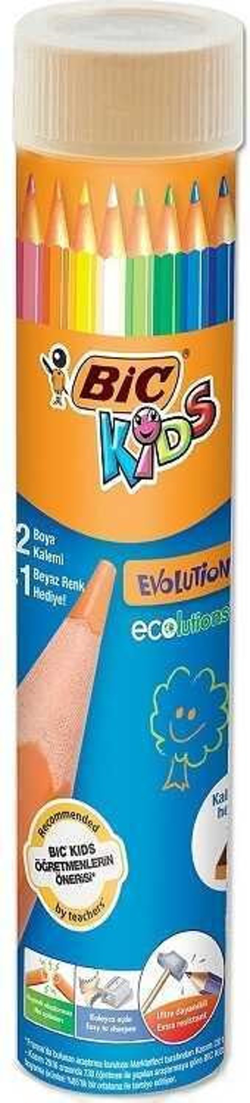 Evolution Kuru Boya Kalemi Metal Tüp 12+1