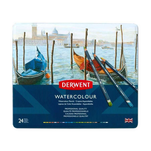 Watercolour Kuru Boya Metal Kutu 24'lü