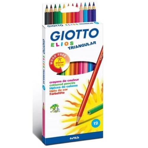 275800 ELİOS KURU BOYA 12 RENK KARTON KUTU