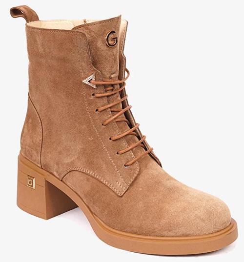 59127 Zn Chıc Topuklu Deri Kadın Bot