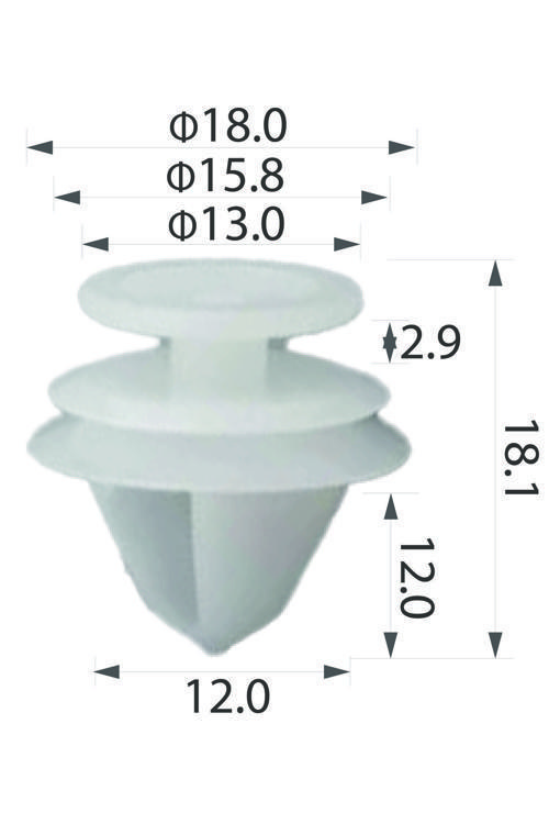 Oto Klips Oem Renault 7701056846, Peugeot 6991S6, Vw 8E9867299, Volvo 30648141 10Lu Paket