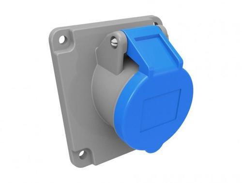 CEE Norm 3X16A 220V IP44 45 Derece Eğik Makina Prizi